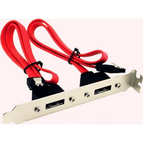 Practical Single/Dual Port ESATA Cable 4 Pin IDE Power Cable SATA to ESATA Power Cable