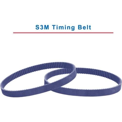 S3M Timing Belt with circular teeth model S3M-273/276/279/282/285/288/291/294/297/300 teeth pitch 3mm belt thickness 2.2mm