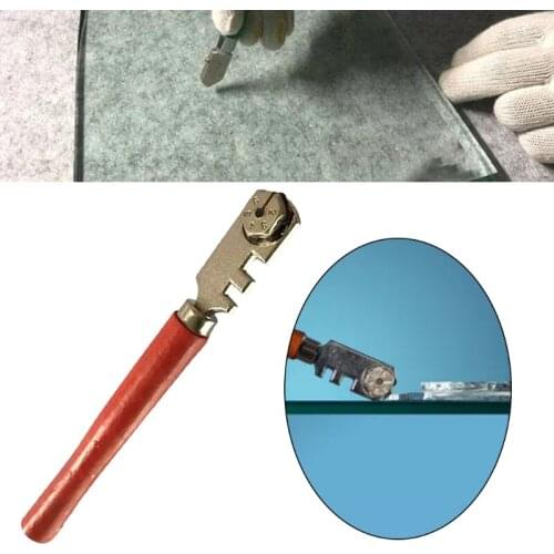 L93D Six-wheel Glass Cutter Carbide Cutter Wheel Glass Knife Craft Cutting Tool