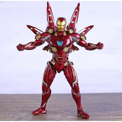 SHF Avengers Endgame Iron Man MK50 Nano Weapon Set 1~2 PVC Action Figure Collectible Model Toy