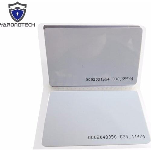 TK4100 Blank white CR80 door entry access control id card,rfid card,125khz card