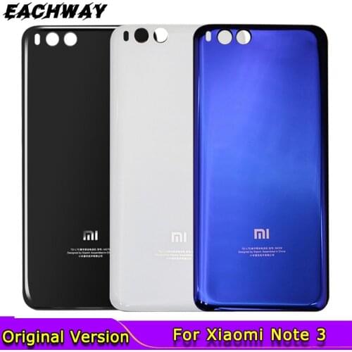 For Xiaomi Mi Note 3 Battery Cover Back Housing Case For Xiaomi Note3 Rear Door Glass Panel For Xiaomi Mi Note 3 Battery Cover