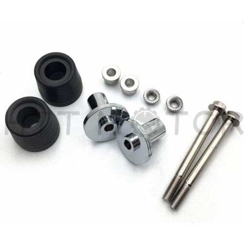 Aftermarket Motorcycle Parts No Cut Frame Slider For Suzuki GSXR 600 750 2005-2008 Yamaha FJR1300 2006-2010 BLACK