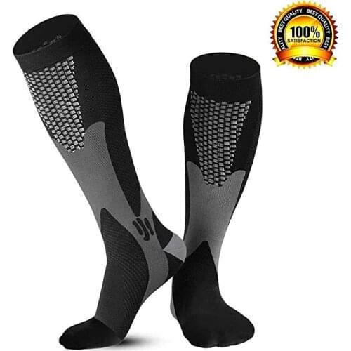 24 Styles Running Women Men Socks Sports Compression Socks Fit For Tired Anti Outdoor Football Socks Varicose Veins Stockings
