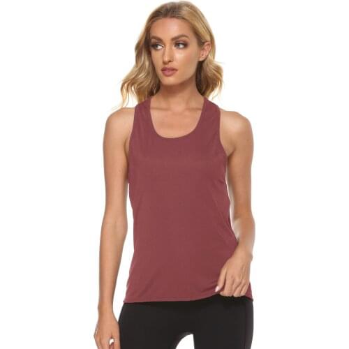 Women Yoga Shirts Sports Shirt Quick Drying Yoga Tops sleeveless Fitness Jogger T-shirt Tees Gym Sportswear for Female
