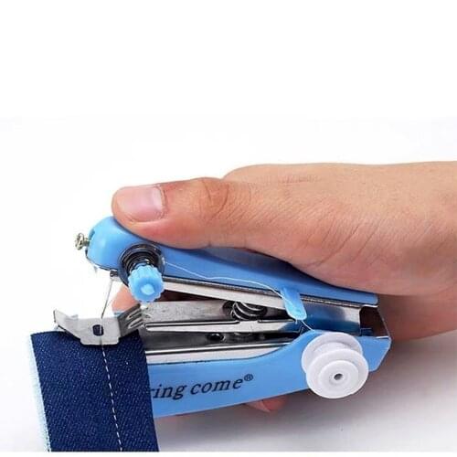 1Pc Mini Handheld Sewing Machine Multi-Functional Cordless Clothes Home&Travel Useful Sewing Machines Handwork Tools Accessories