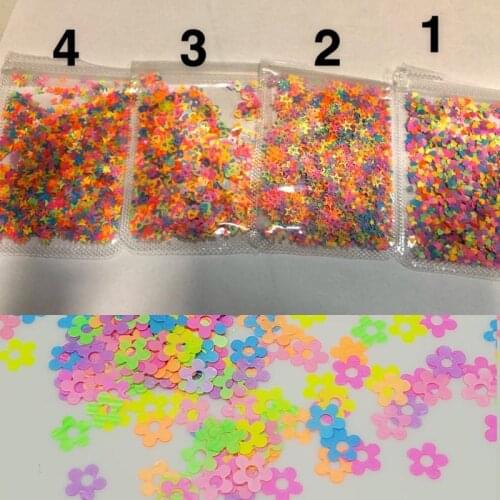 1 Bag Neon 26 Shaped Glitter Neon Puzzle Shaped Glitter, Nail Art Puzzle Pieces Glitter Autism Glitter Red Green Blue
