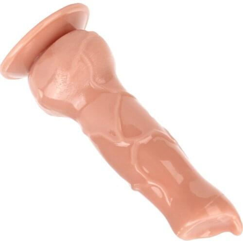 175mm Dog Penis Animal Dick Big Dildos Women Masturbator Vaginal Massager Female Anal Plug Butt Dilator Erotic Toys for Sex Shop