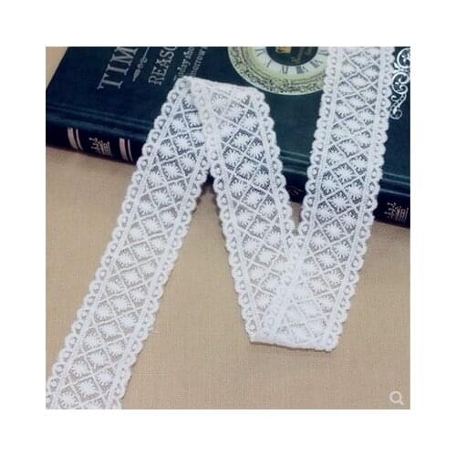 5Yards/pack Exquisite Cotton Mesh Embroidery DIY Handmade Clothing Accessories Lace Width 6 cm