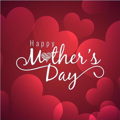 Avezano Happy Mothers Day Backdrops Red Love Heart The Best Mum Photography Backgrounds Photo Studio Photophone Photozone Decor