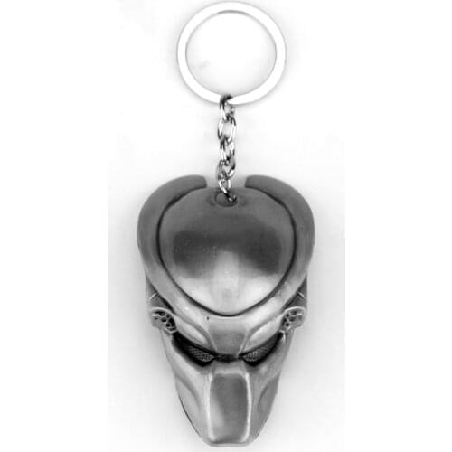 Alien Predator Keychain AVP Mask Key Rings for Bags Car Key Jewelry Chaveiro