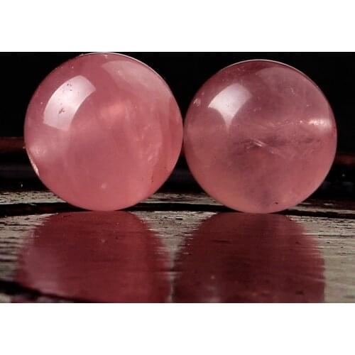 Natural Rose Quartz Beads for Birthday Present Also Called Powder Crystal Charming Pink Gems Stones As bracelets or Necklace