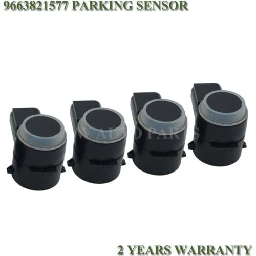4pcs PDC Parking Sensor For Peugeot 307 308 407 Rcz Partner Citroen C4 C5 C6 OEM For 9663821577XT 9663821577 6590.A5