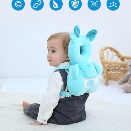 Childrens anti-fall pillow Baby toddler head pillow Baby head protection cushion Baby toddler crash head cap Strap