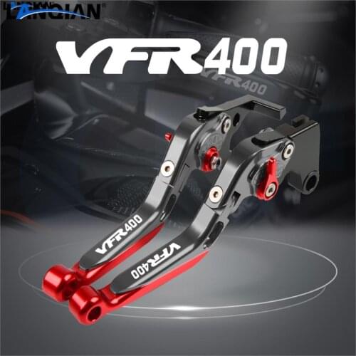 For Honda VFR400 Motorcycle Accessories Adjustable Extendable Brake Clutch Lever VFR400 NC30 VFR 400 1989 1990 1991 1992 Parts