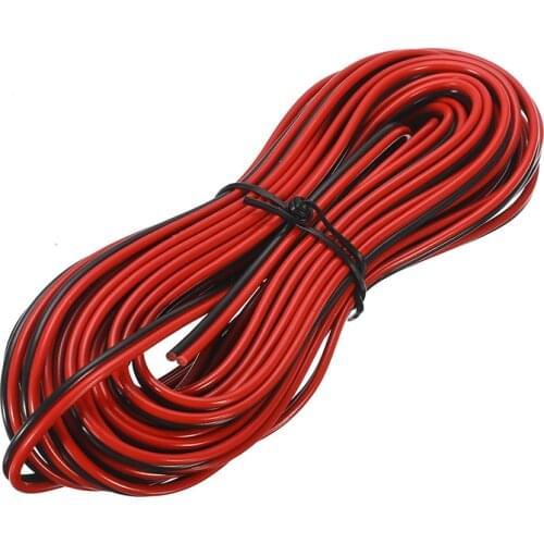 5m/10m 2*0.3mm Speaker Cable Audio Core Wire For Home Stereo HiFi/Car Audio System Hot Sale