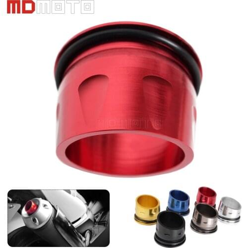 TMAX530 Custom CNC Aluminum Motorcycle Exhaust Tip Cover for Yamaha TMAX 530 XP530 2012-2016 motorbike accessories Muffler Tail