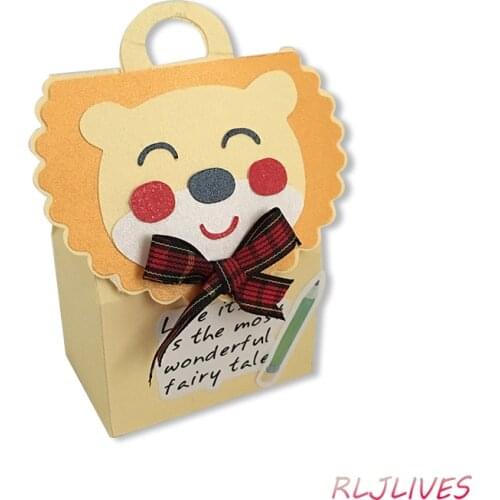 Bear Hand bag Metal Cutting Dies Stencils for DIY Scrapbooking photo album Decorative Embossing DIY Paper Cards