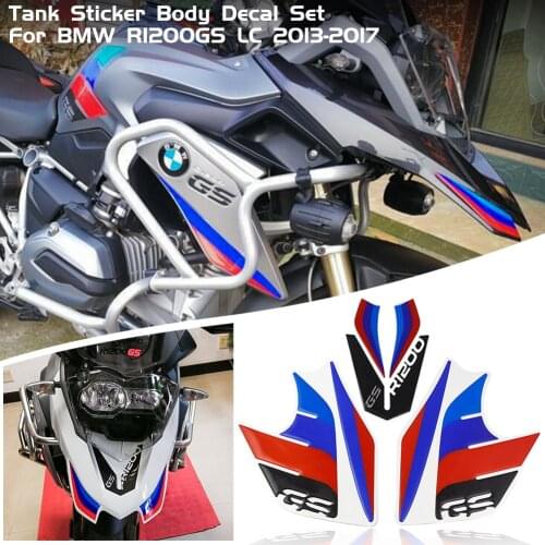 Motorcycle Oil Fuel Grip Side Tank Pad Protector Sticker Decal for BMW R1200GS LC 2013 2014 2015 2016 2017 R1200 GS Accessories