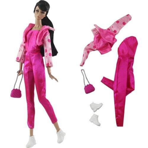 30cm for barbie Doll clothes Dress Fashion Casual doll suit for licca For Barbie Doll Accessories Baby Toys Best Girl' Gift