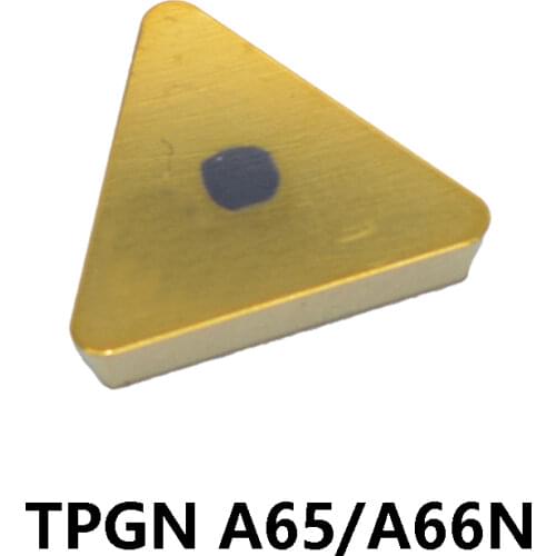 Original TPGN110304 A66N TPGN 110304 Carbide Inserts TPGN1103 Lathe Cutter TPGN11 10pcs Tunring Tools CNC