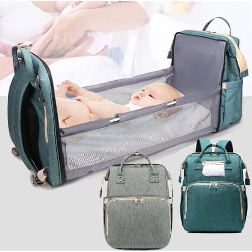 Portable Bassinet For Baby Foldable Baby Bed Bag Newborn Travel Indoor Bed Backpack Bed Breathable Infant Sleeping Basket
