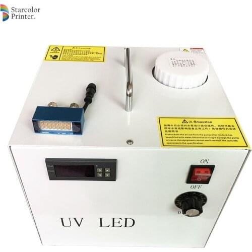 Epson printer modified UV flatbed printer UVLED water-cooling curing system whole set UVLED drying lamp Temperature alarm system