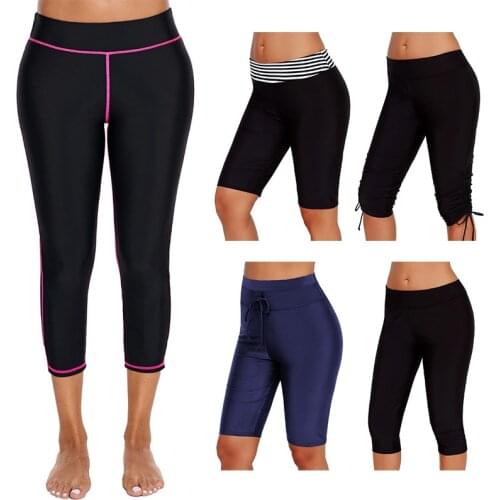 Surfing Summer Swimming Sbort Aqux Swimming Trunks Swimsuit Swimwear Women Capri Plus Size Swimwear Kostium Kapielowy swim