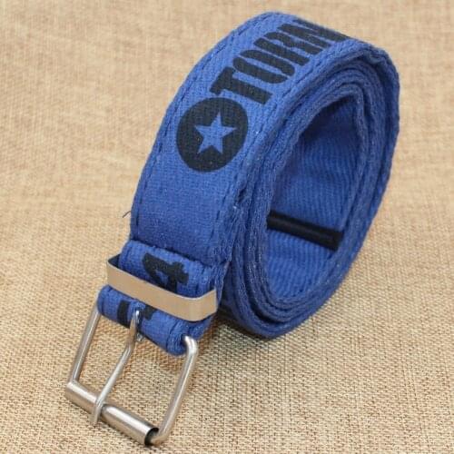 3.7cm printting Unisex Waist Belt Waistband Casual Plain canvas Webbing Strap Belts