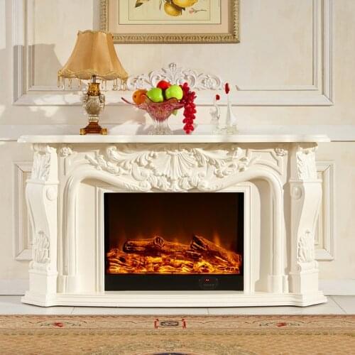 Living room decorating warming fireplace wood fireplace mantel W148cm electric fireplace insert LED optical artificial flame