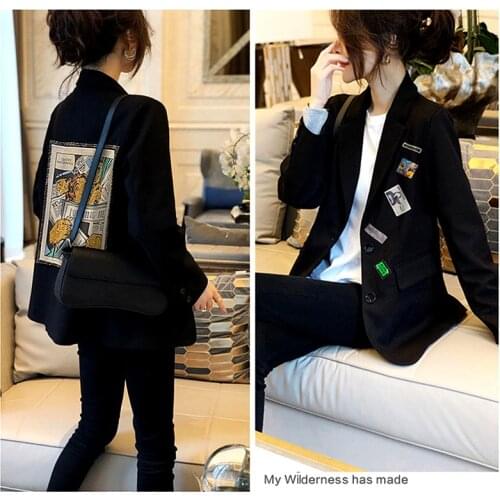 YIDILAMA Women's Long Blazers