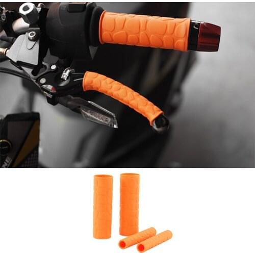 YOLU Handle Bar Retro Rubber Grips Motorcycle Bike Vintage Coke Bottle Hand Grips Universal Motorbike Hand Grips Cover