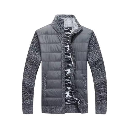 Winter Mens Sweater Fashion Turtleneck Stand Collar Sweater Jackets Men Slim Fit Thick Warm Knitted Pullovers Clothing