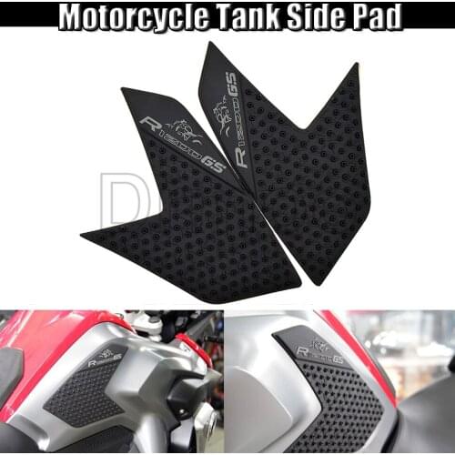 Motorcycle 1 Pair Protector Anti Slip Tank Pad Sticker Gas Knee Grip Traction Side Decal Cover For BMW R1200GS 2013-2017