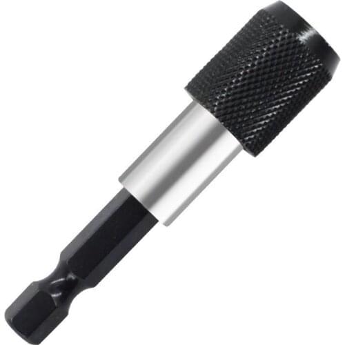 1PC Hex Shank 6.35mm Quick Release Lever Self-locking Extension Rod Electric Drill Screwdriver Batch Head Post 60mm