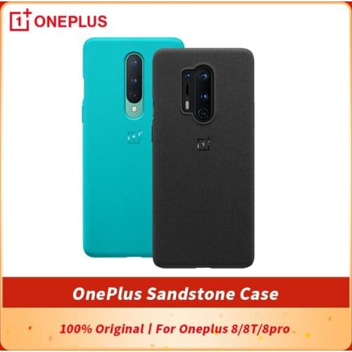 100% Original Oneplus 7 Pro Karbon Back Cover Carbon Bumper Sandstone Silicone Nylon for Oneplus 8 Pro 8T Protective Case