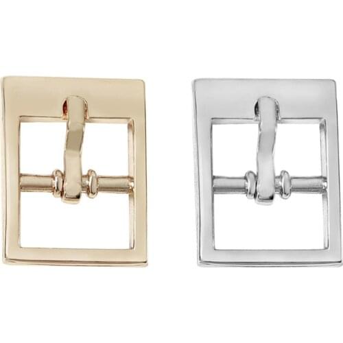 4PCS Metal Adjustable Square Ring Buckles Garment Belt DIY Needlework Luggage Sewing Handmade Bag Purse Buttons