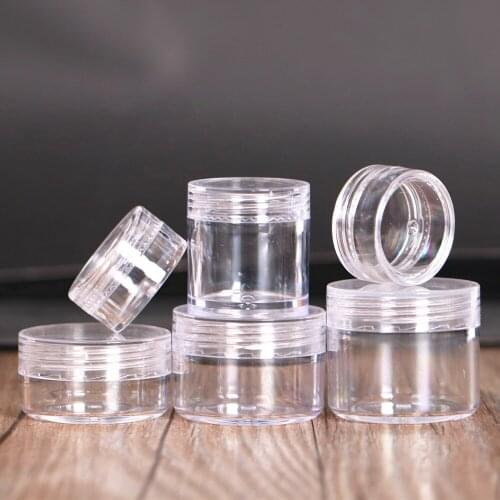 5/10/15/20g Small Bottle Refillable Bottle Makeup Plastic Bottle Face Cream Jar Cosmetic Container Perfume Bottle