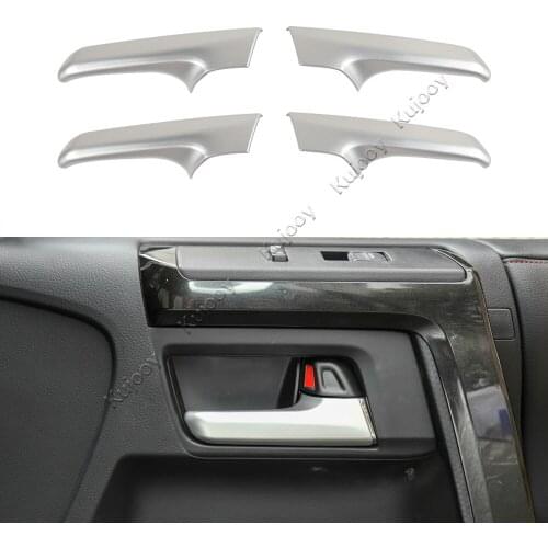 ABS Inner Door Grab Handle Bar Decor Cover Frame Trim for Toyota 4Runner 2017+ Interior Car Stying