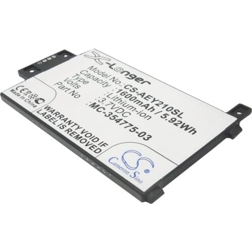 2021 Battery For Amazon 58-000008 EY21,Kindle Paperwhite 2014 Version,Kindle Touch 3G 6" 2014 Versio 1600mAh / 5.92Wh