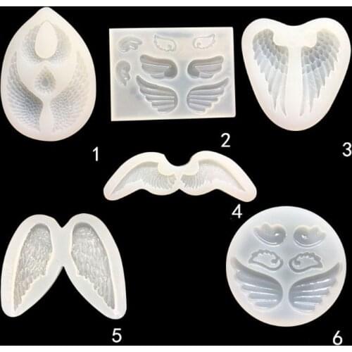 Angel Evil Pendant Resin Casting Mold Silicone Mold Jewelry Making Tools