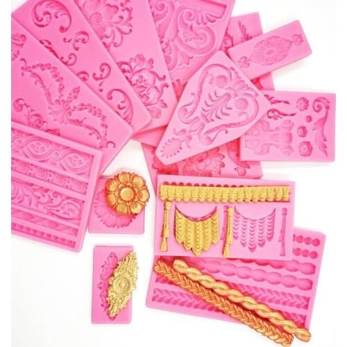 Free Shipping New Castle Scales Cooking Tools Fondant Baking Diy Cake Sugar Chcolate Shaped Silicone Craft Tray Candy Mold