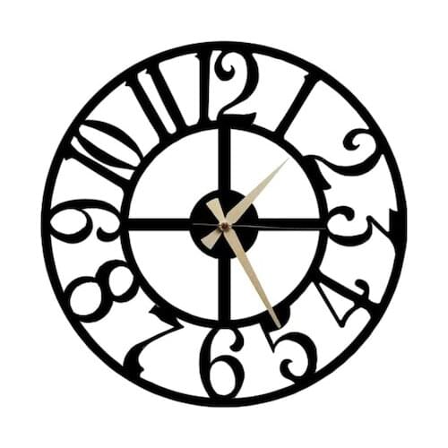 Latin design Luxury Wall Clock Modern Design For Home Office Decorative on Wall Hanging Watch Clocks Hot Gift Watch Decor