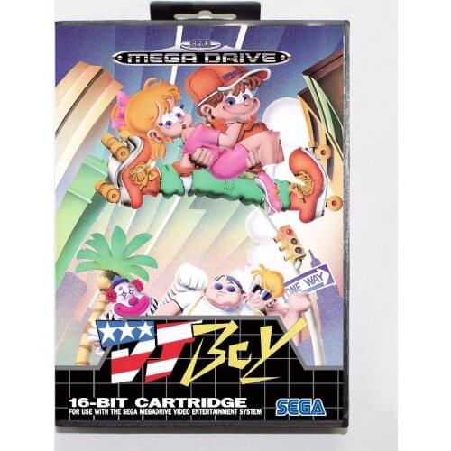 Hottest DJ Boy Game Cartridge 16 bit MD Game Card With Retail Box For Sega Mega Drive For Genesis