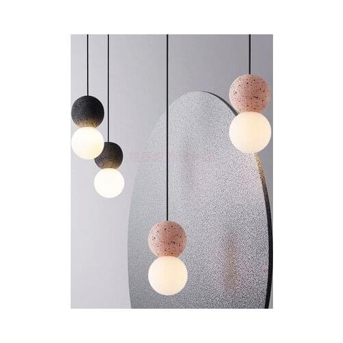 Nordic restaurant bar small chandelier Modern minimalist dining clothing store bedroom bedside personality small chandelier