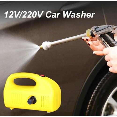Pumping 10M Electric 12V/220V High Pressure Cleaner Car Washing Gun Household Portable Vehicle Cleaning Machine