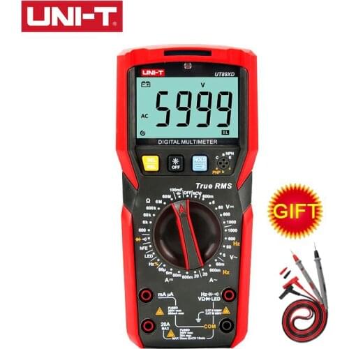 UNI-T UT89X UT89XD Professional Digital Multimeter True RMS NCV 20A Current AC DC Voltmeter Capacitance Resistance Tester