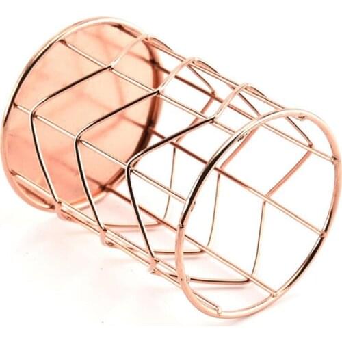 New 30pcs/lot Makeup Storage Box Cylindrical Case Storage Lipstick Brush Pen Holder Organizer Iron