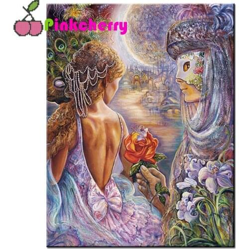 Nude Beauty diamond painting full diamond painting Picture Of Rhinestone Full Square Round Drill Decor DIY Lovers in Venice k647