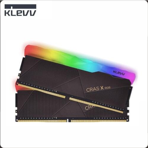KLEVV CRAS X RGB DDR4 ram Memory 3200MHz 8GB 16GB DIMM Memoria Ram ddr4 288 Pin Gaming Memory for Desktop dual channel